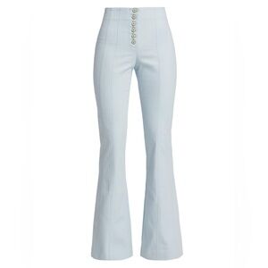 CINQ A SEPT blue Carolina Button Front Flare Pants